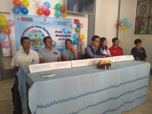 LANZAMIENTO DE LA CAMPAÑA DE VACUNACIÓN CONTRA EL SARAMPIÓN, RUBÉOLA, PAPERAS Y POLIO  EN LAMAS FUE AUSPICIOSO Y COMPARTIDO CON AUTORIDADES EN PACAYZAPA