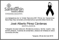 CONDOLENCIAS